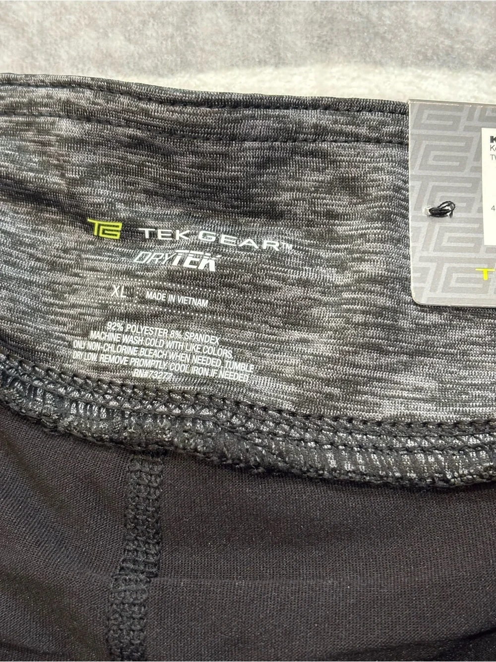 Skort tek gear Women's Dark Charcoal Athletic Skirt, XL, NWT, Gray, Grey